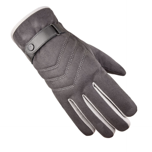 Guantes de Motocicleta Ante y Algodón - Protección y Comodidad para Conducción - Image 2