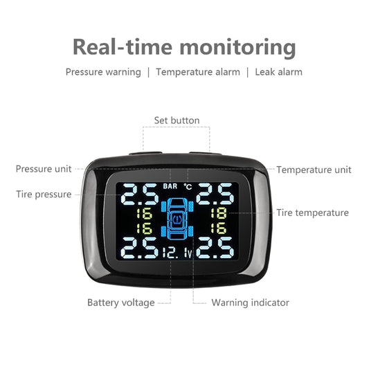 Sistema de Monitoreo de Presión de Llantas con Alarma de Seguridad - Image 2
