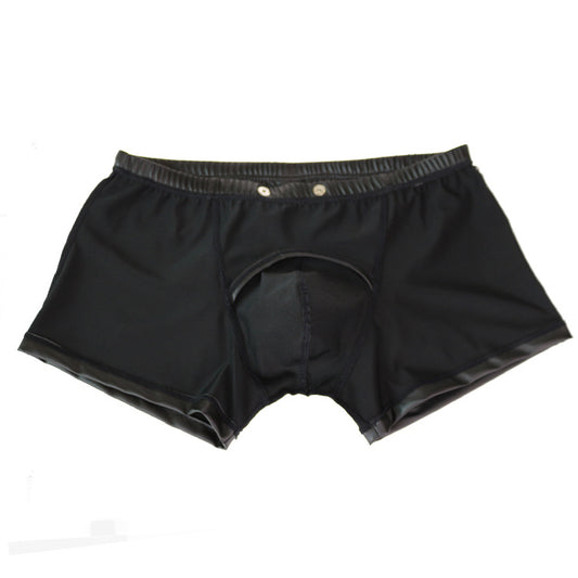 Bóxer Slip de Cuero Charol para Hombre - Image 2