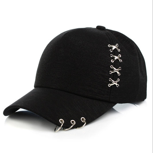 Gorra de Béisbol Estilo Duck Tongue con Cierre Metálico Cruzado - Image 2