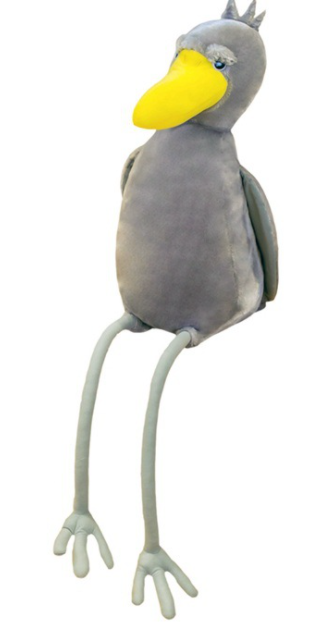 Peluche Suave Cigüeña Gris - Juguete de Felpa Premium - Image 2