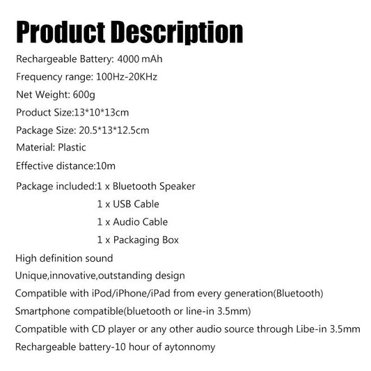 Parlante Bluetooth Skull con Sonido Potente - Image 2