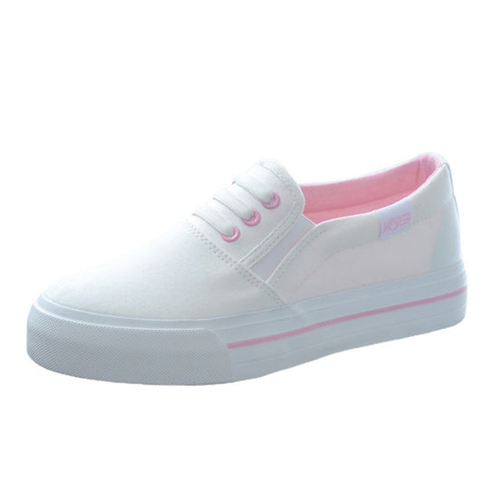 Zapatos Blancos Cómodos sin Cordones para Estudiantes - Diseño Minimalista - Image 2