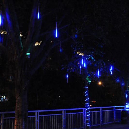 Luces de Lluvia Meteórica LED - Decoración Navideña Impermeable para Árbol - Image 2