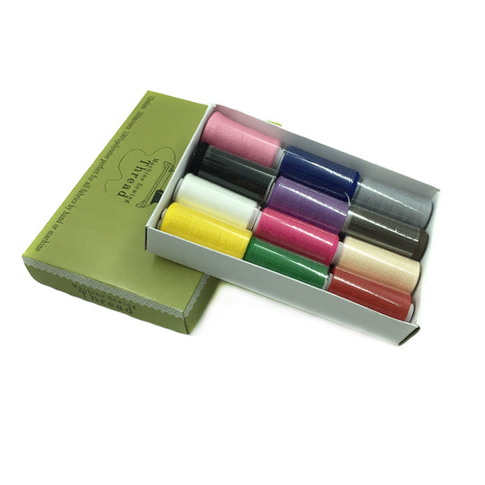Caja de 12 Colores de Hilo para Coser a Mano - Image 2