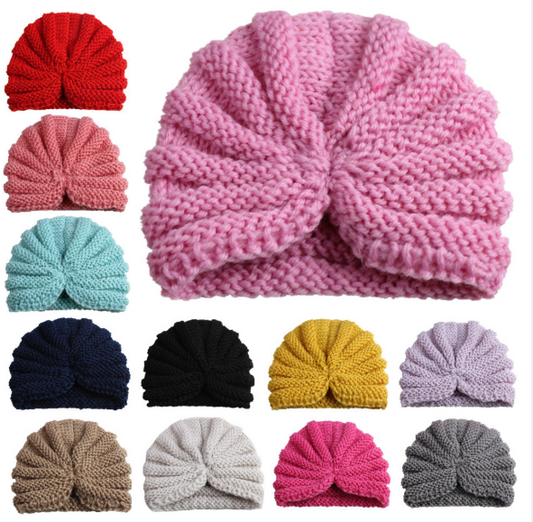 Gorro de Lana Indio de Color Sólido - Image 2