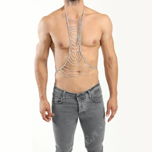 Cadena Corporal para Hombre - Joyería de Pecho Festival y Cosplay - Image 2