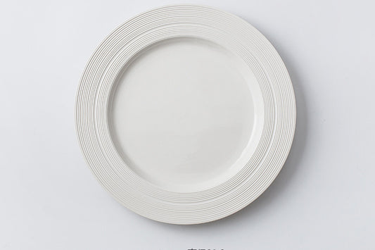 Plato de Restaurante Nórdico con Patrón Cepillado - Image 2