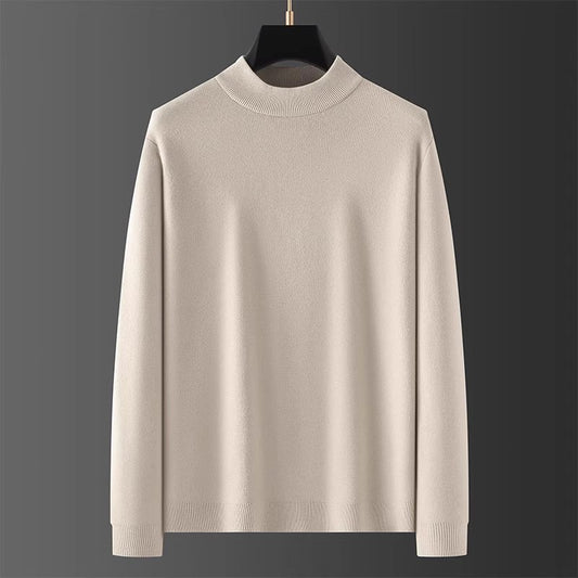 Suéter Cuello Alto Hombre Slim Fit Tejido Base Liso - Image 2