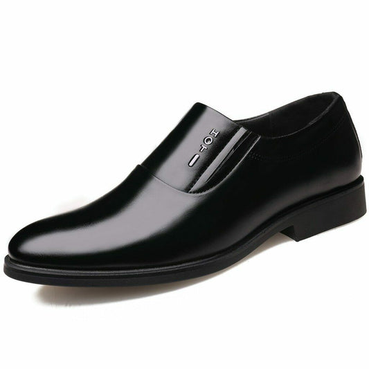 Zapatos de Vestir Elevadores 6cm Punta Fina Cuero Genuino Hombre - Image 2