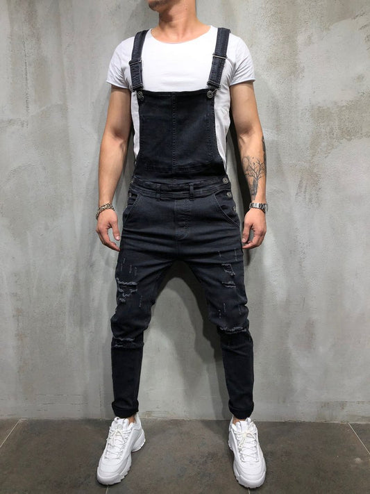 Jeans Rotos de Comercio Exterior para Hombre - Diseño Desgarrado Premium - Image 2
