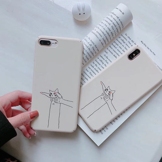 Funda para iPhone XS Max/XR con Diseño de Gato Cartoon - Image 2