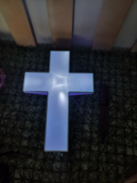 Cruz Luminosa Solar para Nichos - Luz Eterna para Tus Seres Queridos - Image 2