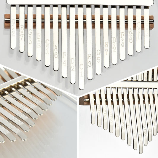 Kalimba de Cristal Acrílico 17 Tonos - Instrumento de Pulgar Profesional - Image 2