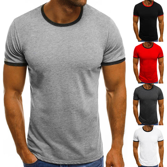 Camiseta Casual Manga Corta Cuello Redondo para Hombre - Image 2