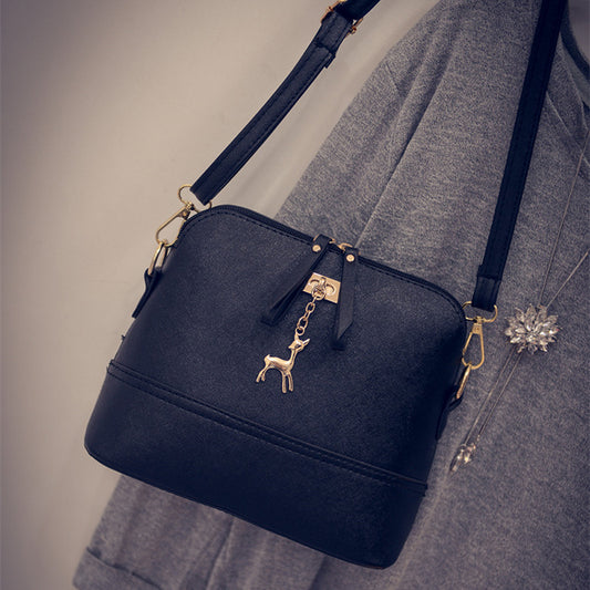 Bolso Bandolera Mujer con Patrón de Palillos - Elegancia Minimalista - Image 2