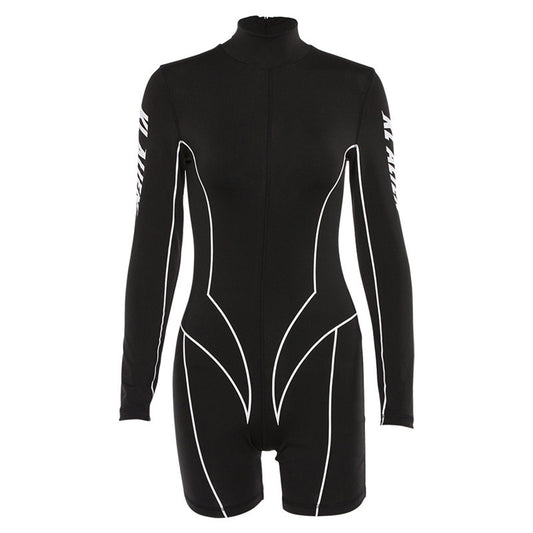 Jumpsuit Largo Estampado Cintura Alta Reductora para Mujer - Image 2