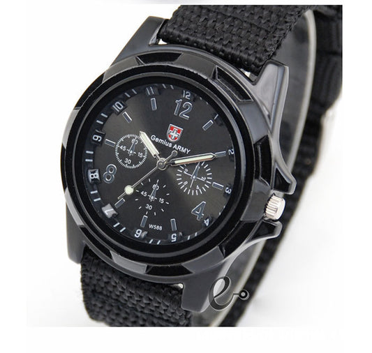 Reloj Militar Gemius ARMY - Correa Textil Resistente con Cristal de Agua - Image 2