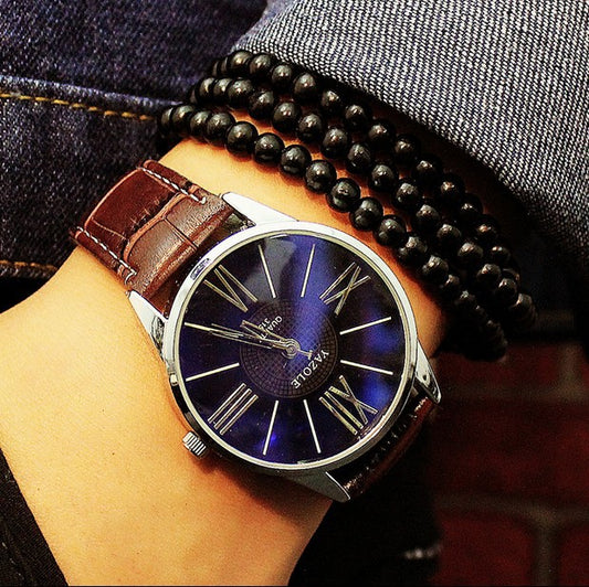 Reloj de Pulsera Ejecutivo Minimalista con Diseño Coreano - Suizo Geneva Resistente al Agua - Image 2