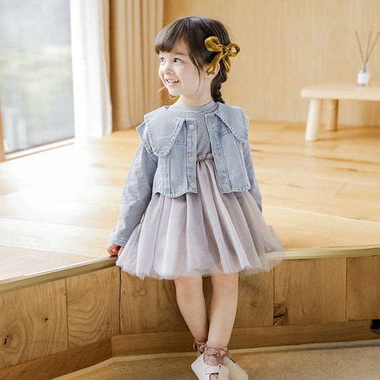 Vestido de Dos Piezas para Niñas - Image 2