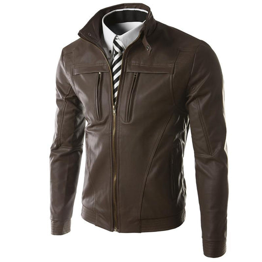 Chaqueta de Cuero PU para Hombre - Image 2