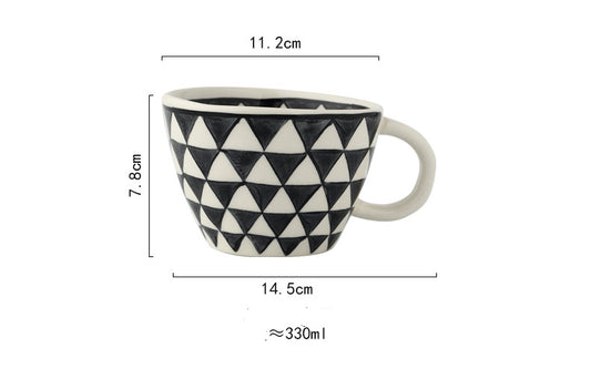 Taza Nórdica de Diseño Irregular - Image 2