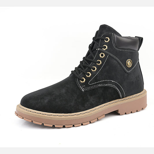 Botas de Trabajo Estilo Británico con Punta Redonda para Hombre - Image 2