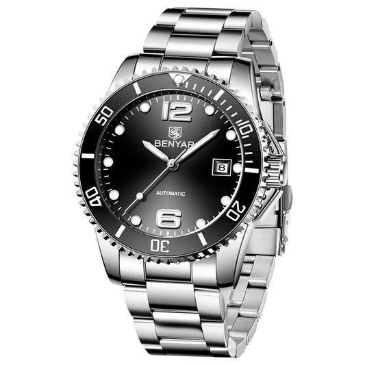 Reloj Mecánico Automático para Hombre con Correa de Acero Inoxidable - Image 2