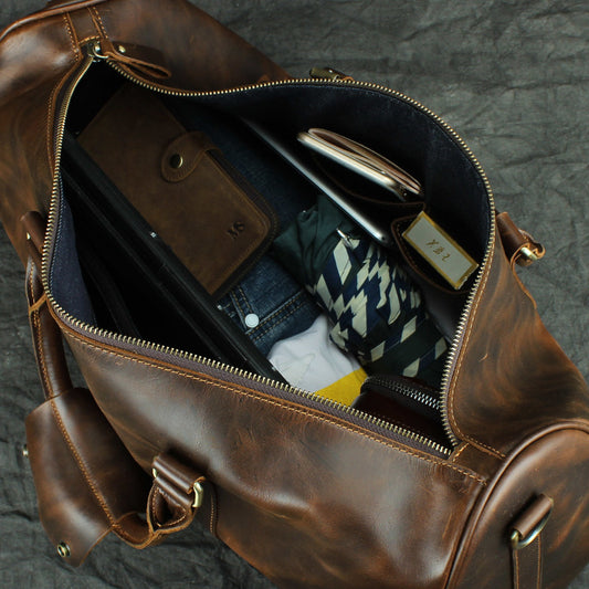Bolso Bandolera Vintage para Hombre - Bolsa de Viaje Cruzada - Image 2