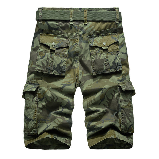 Pantalones Cortos Cargo Camuflaje Algodón para Hombre - Comodidad Relajada Verano - Image 2