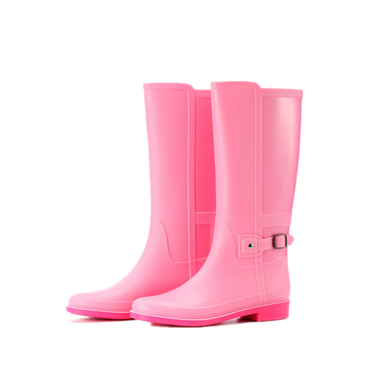 Botas Mujer Impermeables con Hebilla - Caña Alta Antideslizante - Image 2