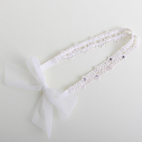 Diadema con Moño de Encaje para Niñas - Accesorio Floral Angel Neitiri - Image 2