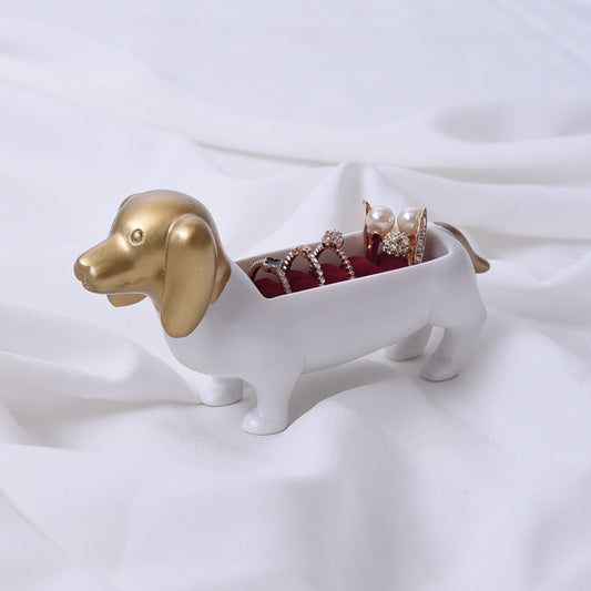 Joyero Anillo Perro Salchicha - Diseño Encantador - Image 2