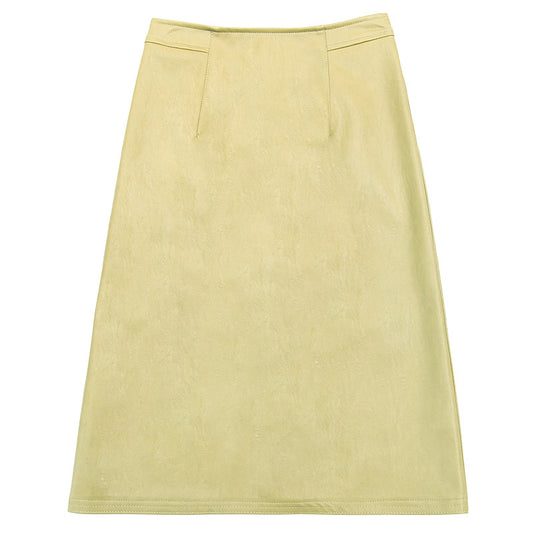 Falda de Cuero Midi para Mujer - Elegancia Clásica - Image 2
