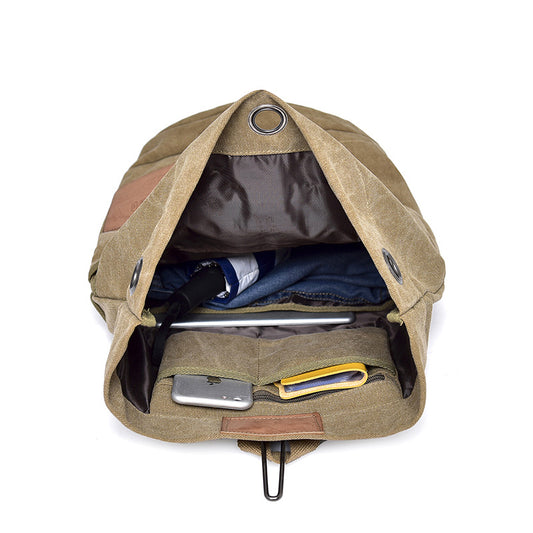 Mochila de Lona Estampada con Gran Capacidad - Image 2