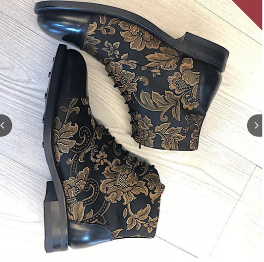 Botas Martin con Cordones Frontales y Tacón Bajo para Hombre - Image 2