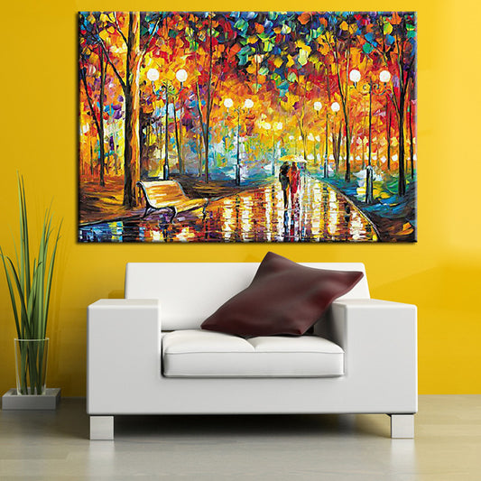Cuadro Diamante 5D Paseo Nocturno - Pintura Completa DIY para Decoración Europea - Image 2
