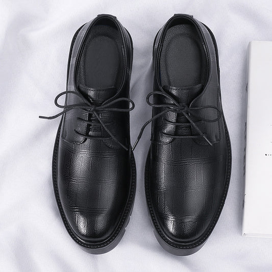 Zapatos Formales de Cuero con Aumento de Altura 10cm - Elegancia y Confianza - Image 2