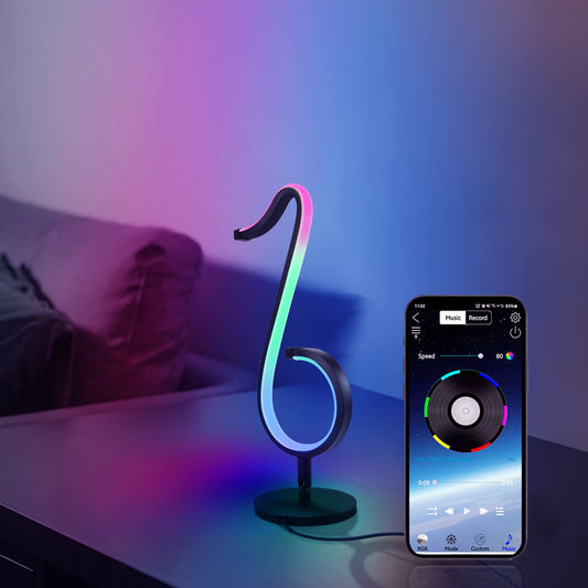 Lámpara LED Inteligente con Control por App y Rotación 180° - Luz de Ambiente para Dormitorio - Image 2