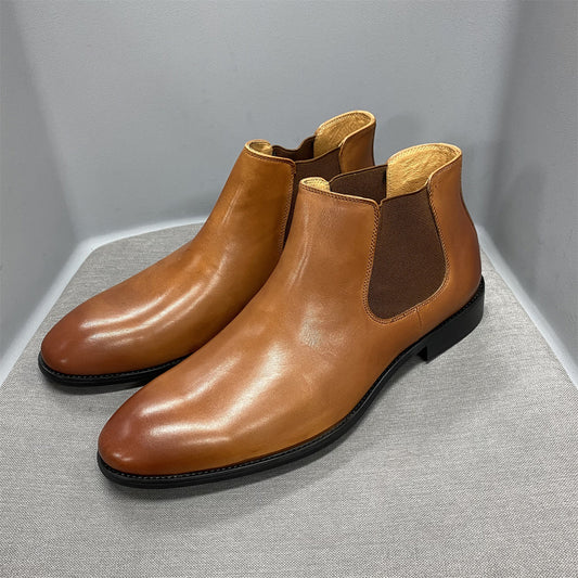 Zapatos Casuales de Cuero Genuino con Estribo para Hombre - Image 2
