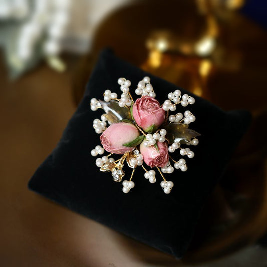 Broche Floral Vintage Elegante para Mujer - Pin Decorativo Delicado - Image 2