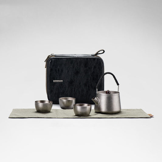 Juego de Té Titanio Wild Wind - Tetera y Tazas Portátiles para Aventuras - Image 2