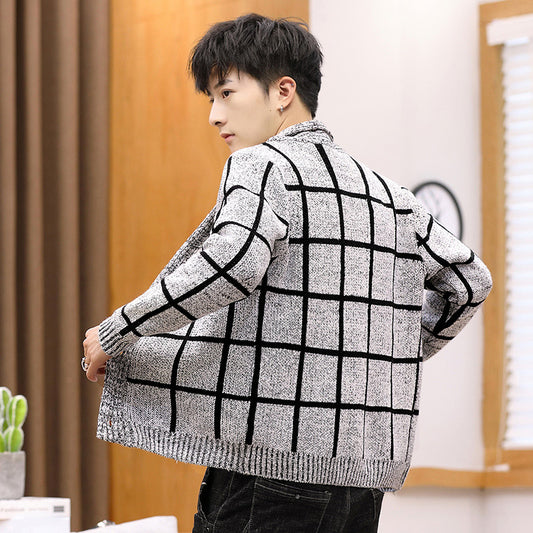 Cardigan de Cuadros para Hombre - Image 2