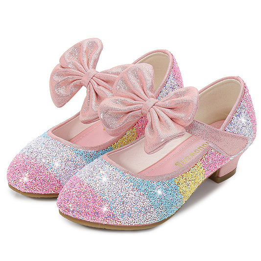 Zapatos de Tacón Alto Princesa con Cristales y Punta Redonda Suave - Image 2