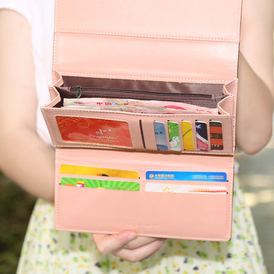 Billetera Grande para Mujer Estilo Retro - Cartera Larga Organizadora - Image 2