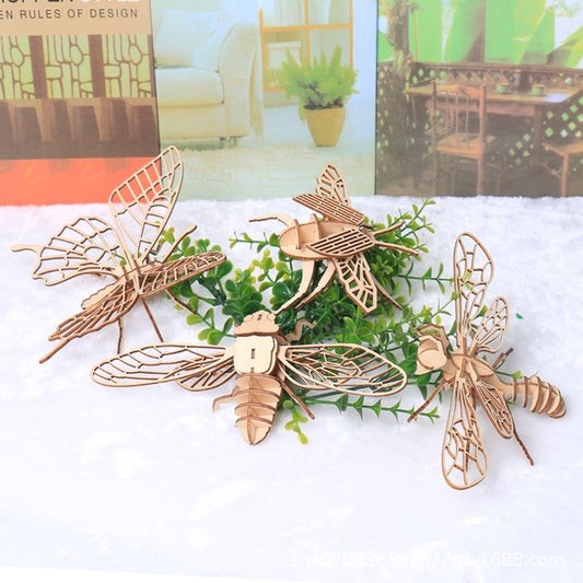 Puzzle 3D de Madera - Modelo de Insecto - Image 2
