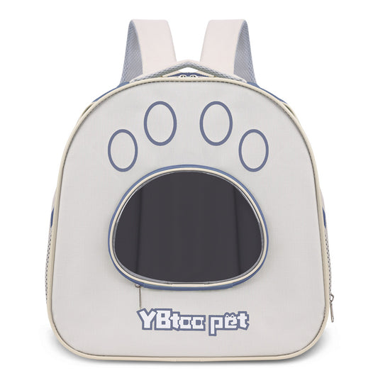 Mochila Transportadora Transparente para Mascotas con Doble Correa - Image 2