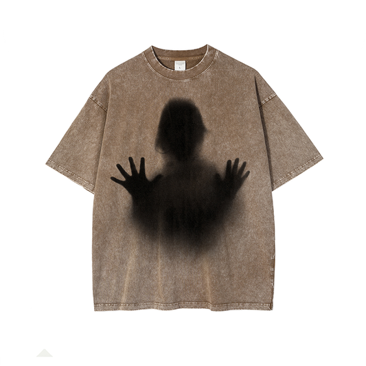 Camiseta Vintage Desgastada Unisex con Estampado Retro - Image 2