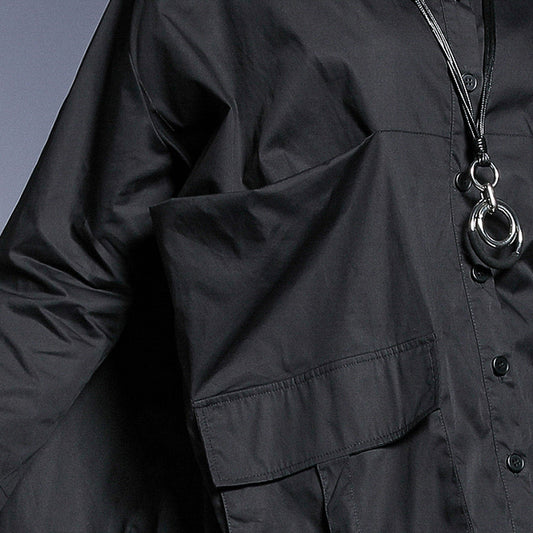 Camisa Holgada con Bolsillos Grandes y Costuras Reforzadas - Image 2