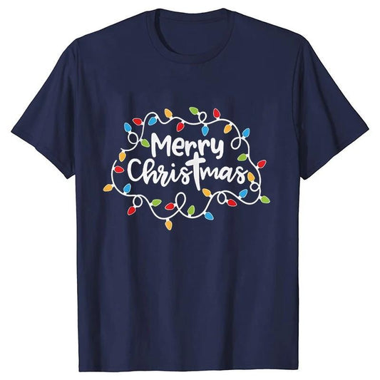 Playera Navideña para Hombre con Diseño de Luces LED - Image 2